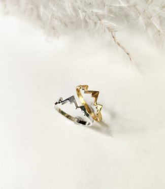 Bague montagne fine - Siana