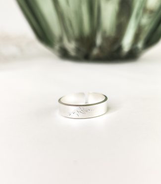 Bague homme ajustable - Chardonnet