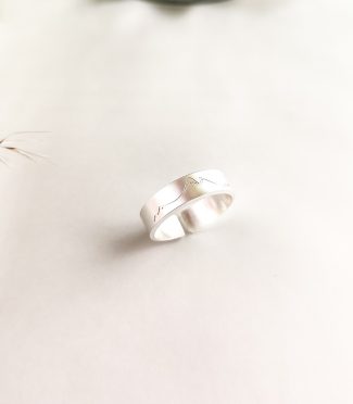 Bague homme ajustable - Dent d'Oche