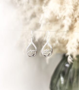 Boucles d'oreilles montagne - Goutte des cheserys L