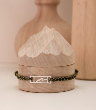 Bracelet montagne homme corde- Chardonnet ajouré S