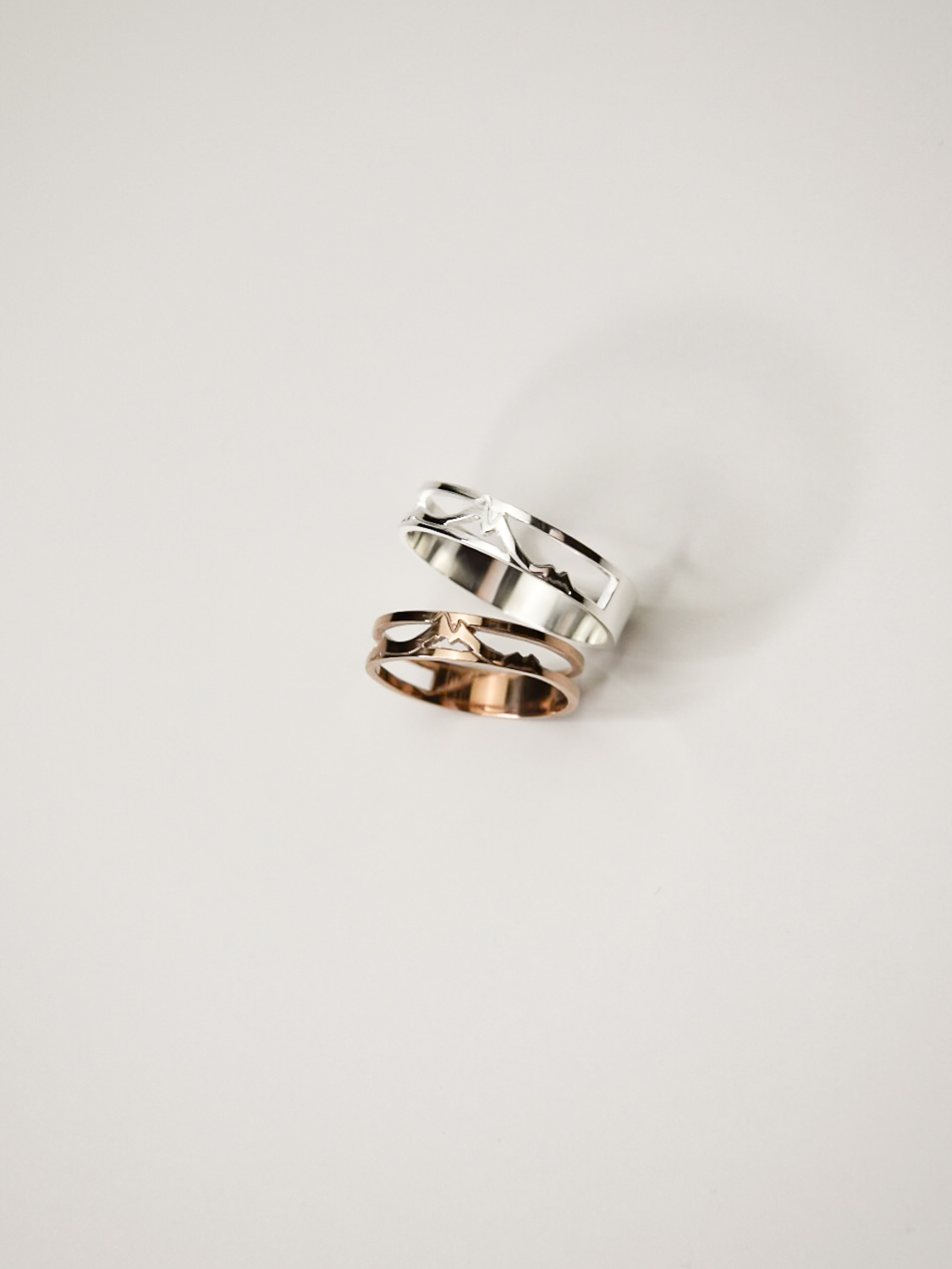 Alliance Montagne Homme Or 18 carats ou Argent - Idylle - Dent d'Oche – Image 6