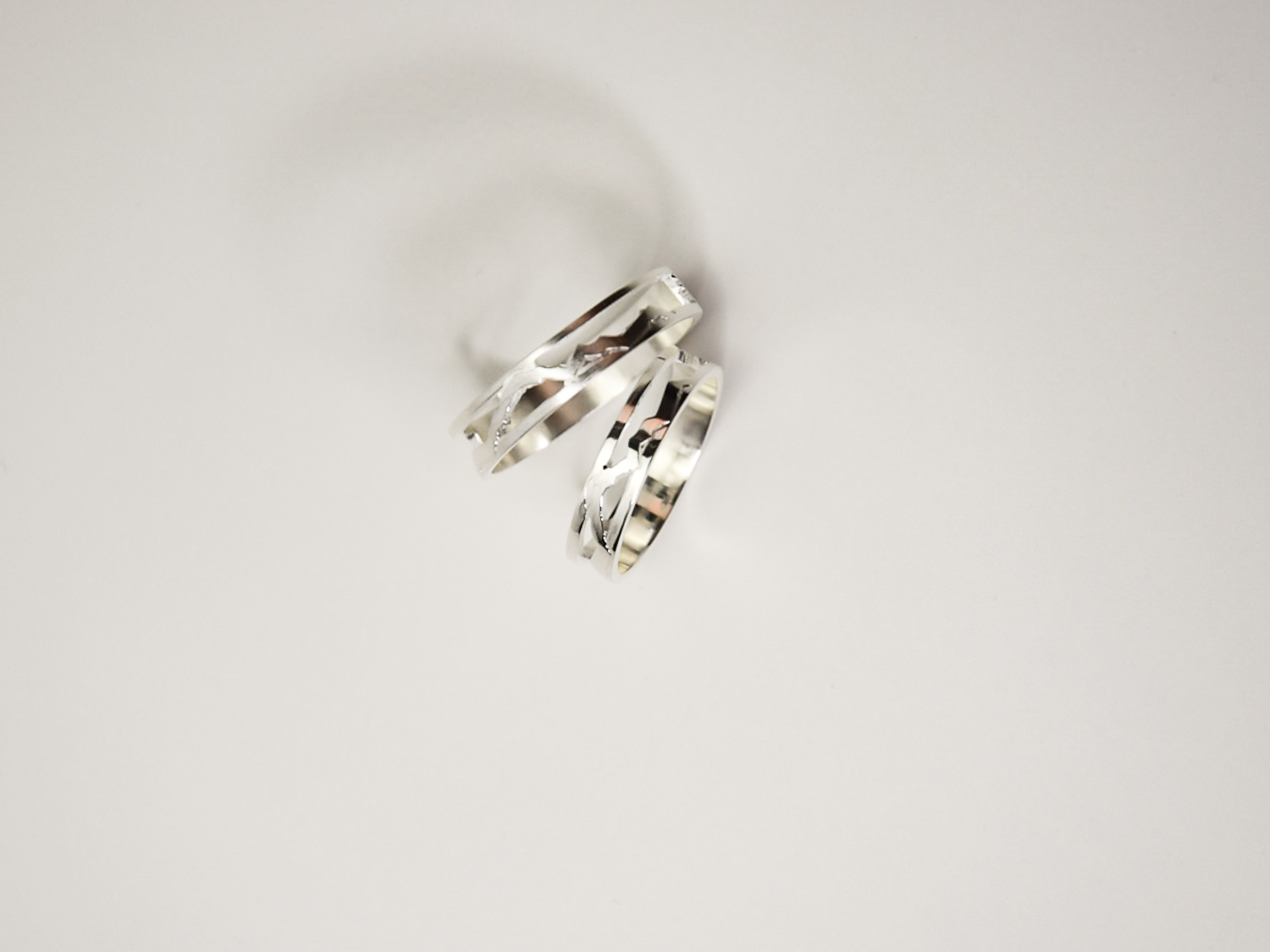 Alliance Montagne Homme Or 18 carats ou Argent - Idylle - Mont blanc – Image 11