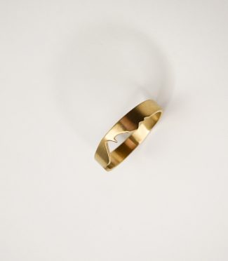 Alliance Montagne Homme Or 18 carats ou Argent - Osmose - Dent d'Oche