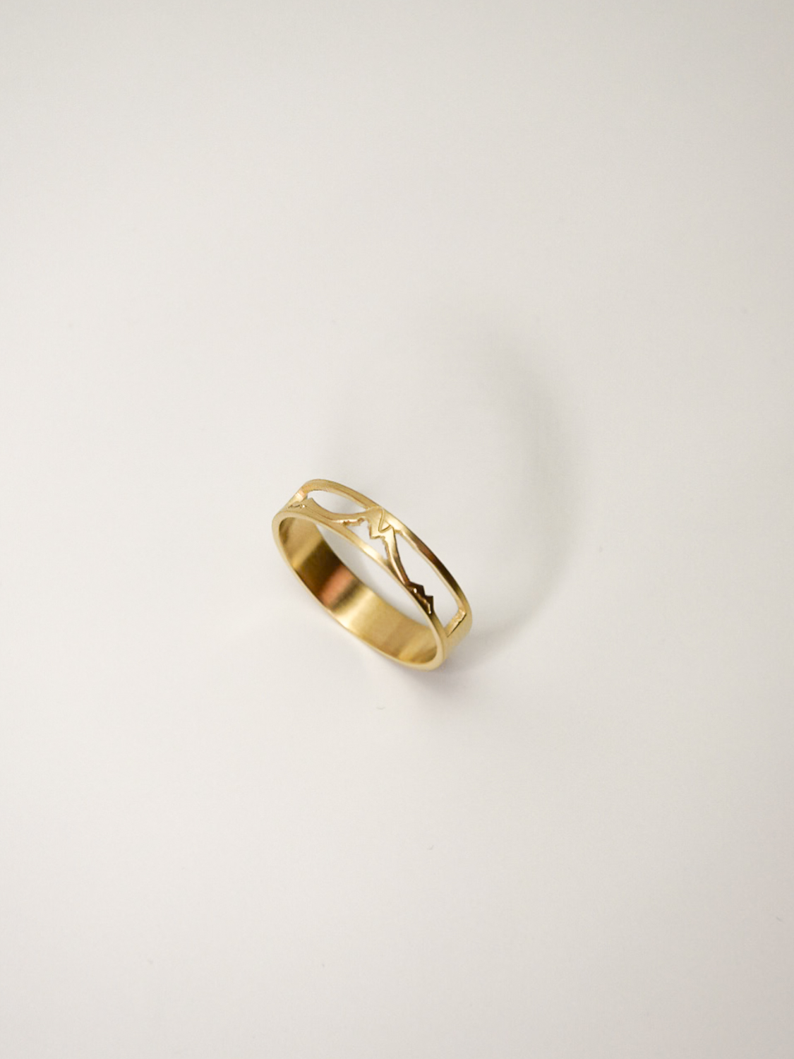 Alliance Montagne Homme Or 18 carats ou Argent - Idylle - Dent d'Oche