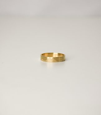 Alliance Montagne Homme Or 18 carats ou Argent - Éclat - Dent d'Oche