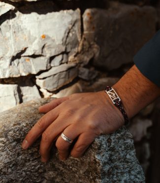 Alliance Montagne Homme Or 18 carats ou Argent - Éternité - Dent d'Oche
