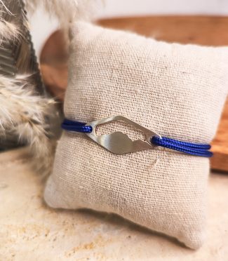 Bracelet montagne personnalisable mixte M Argent 925 - Mont Blanc