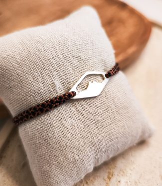 Bracelet montagne personnalisable mixte S Argent 925 - Dent d'Oche