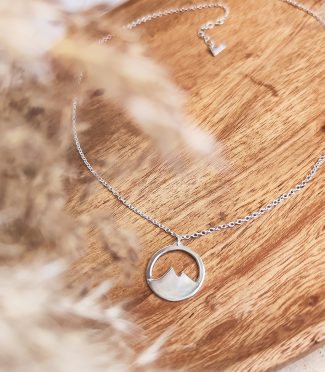 Collier montagne personnalisable femme Argent 925 - Dent d’Oche