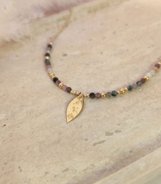 Collier montagne pierre naturelle - Sélène
