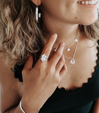 Look collier montagne cataléna et méli - Bijoux Endé