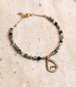 Bracelet montagne pierre naturelle - Solstice S
