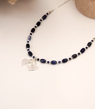 Collier pierre naturelle Lapis lazuli - Miaura