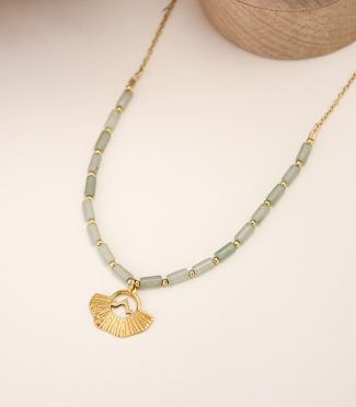 Collier pierre naturelle Aventurine - Miaura