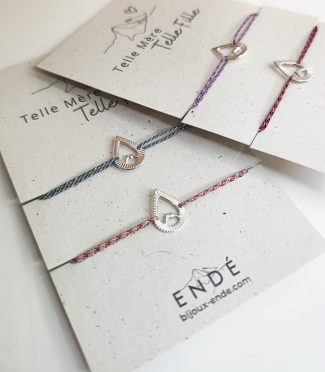 Duo de bracelet cordon montagne - Solstice S - Telle mère telle fille